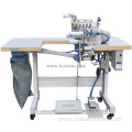 Automatic Cylinder Bed Overlock Machine for Neck Rib Collar Elastic Attaching